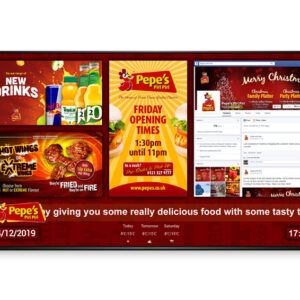 43" Digital Menu Boards, Full HD