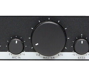 AUDAC COM108 audio amplifier Black